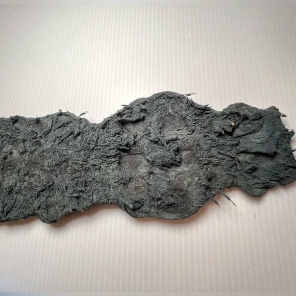 Genuine Alligator Leather Black Tanned Exotic Hornback Hide /Skin - Picture 16 of 16